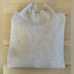 SCOTT & SCOTT LONDON Cream Sweater 100% Cashmere
